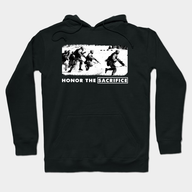 HONOR THE SACRIFICE - Memorial Day Hoodie by remixer2020